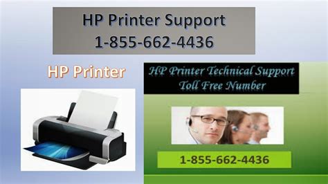 1 855 662 4436hp Printer Support Number