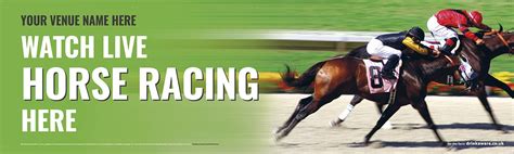 It is quite an easy and interesting one. Watch Horse Racing Banner (Lrg) | Promote Your Pub