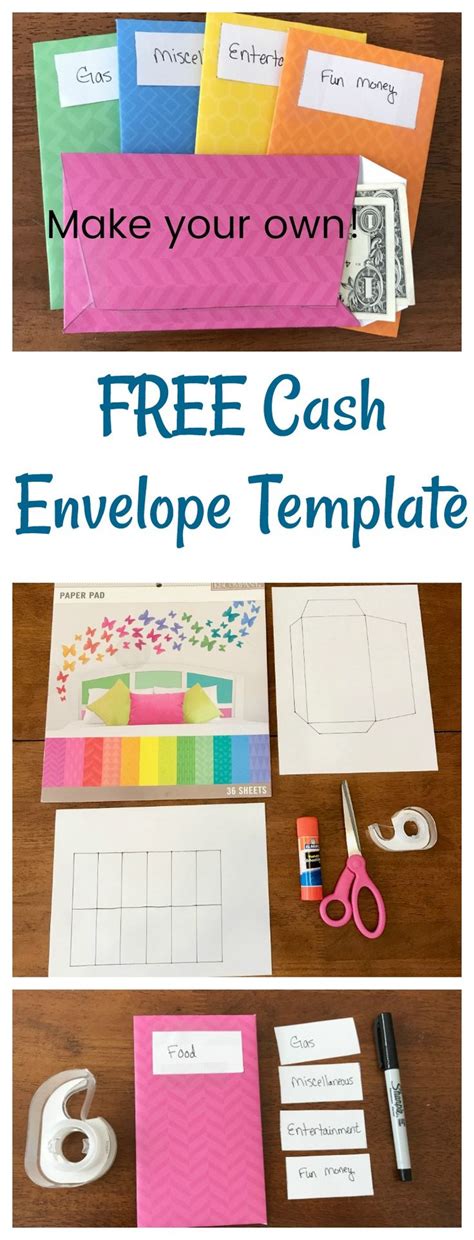 Learn How To Make Your Own Cash Envelopes With Free Printable Templates