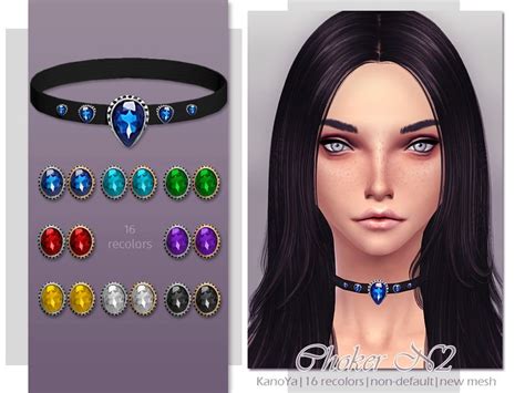 New Mesh Found In Tsr Category Sims 4 Female Necklaces The Sims Sims