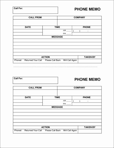 4 Easy To Use Telephone Message Template Sampletemplatess