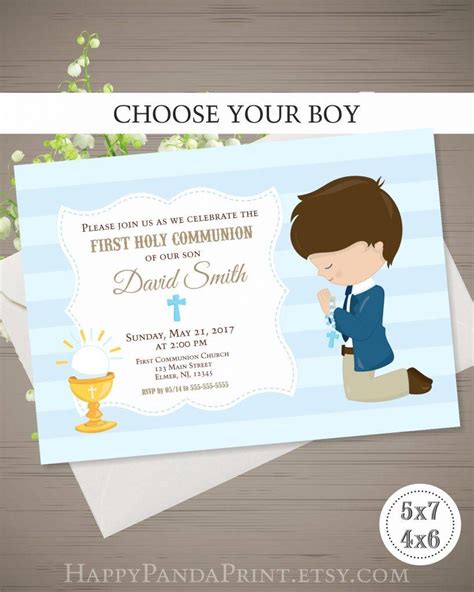 First Communion Invitation Designs And Examples 12 Psd Ai Examples