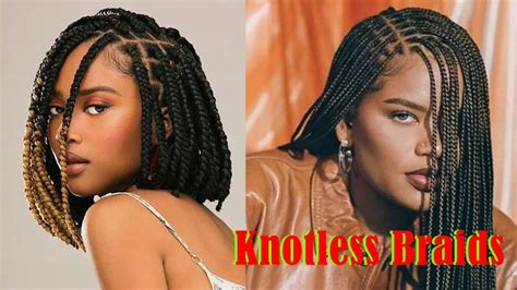 Braids Hairstyles 2022 Pictures Knotless Braids 2021 2022 20 Coolest Guide To Knotless Braids