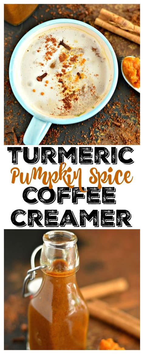 Homemade Turmeric Pumpkin Spice Coffee Syrup Made With Real Pumpkin
