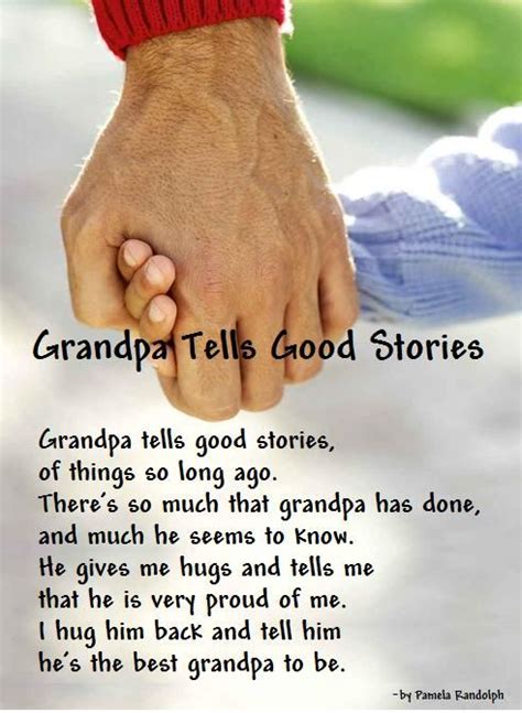Grandpa Tells Good Stories Original Poem By Pamela Randolph Arizona Poet Lady Grandfather