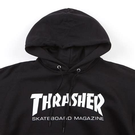 Thrasher Classic Skateboard Mag Hoodie Black 7ply Skate Store