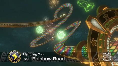 Mario Kart 8 The Fastest Path Rainbow Road N64 Youtube