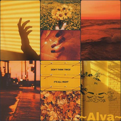 Yelloworange Mood Board Aesthetics Amino