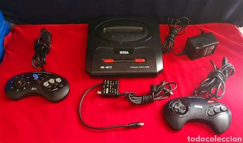 Consola Sega 16 Bit Mega Drive Ii 2 Mandos Y E Vendido En Subasta