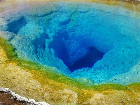 morning glory pool upper geyser basin yellowstone national park wyoming web wallpapers free