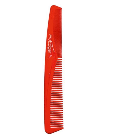 denman carbon combs | Pro Edge Comb Red - MyHairandBeauty.co.uk