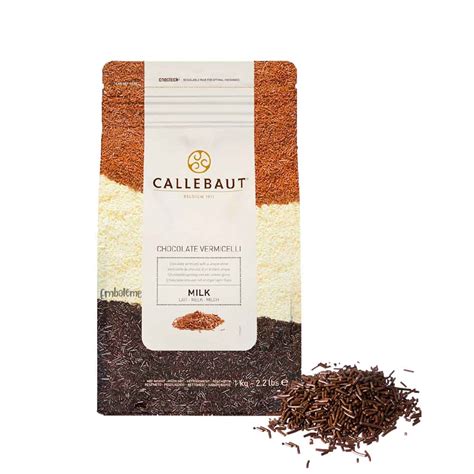 Chocolate Granulado Milk Ao Leite Vermicelli Callebaut 1kg