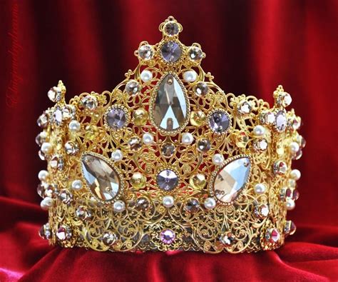 Renaissance Crown Baroque Tiara Medieval Jewelry Crown Queen Crown