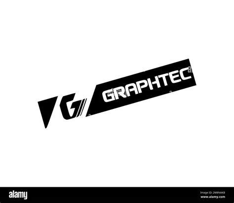 Graphtec Corporation Rotated Logo White Background Stock Photo Alamy