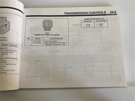 2001 lincoln continental wiring diagrams schematics pinouts service manual 14 99 picclick