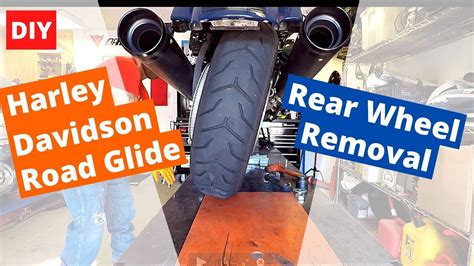How To Remove Rear Wheel 2019 Harley Davidson Road Glide Diy Youtube