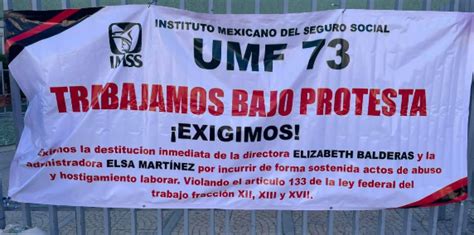 Protesta De Personal M Dico En La Umf Del Imss En Saltillo Exigen