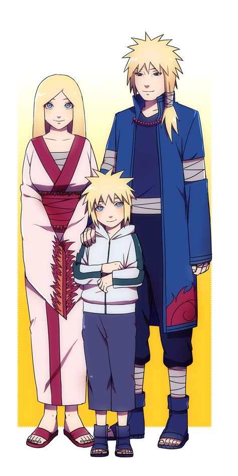 Minato And His Parents By Mrsoomori On Deviantart