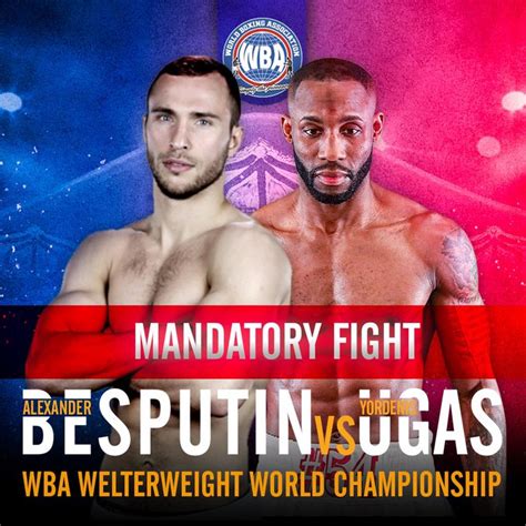 The wba then made the decision to declare pacquiao as champion in recess and promote yordenis ugas to being recognised as their 'main' welterweight champ, of all the various versions per division this particular sanctioning body dishes out. AMB ordenó Besputín vs Ugás por campeonato regular - Boxeo ...