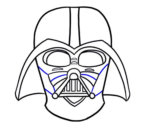 Kids and beginners alike can now draw a great looking darth vader.since its theat. How to Draw Darth Vader in a Few Easy Steps | Easy Drawing ...