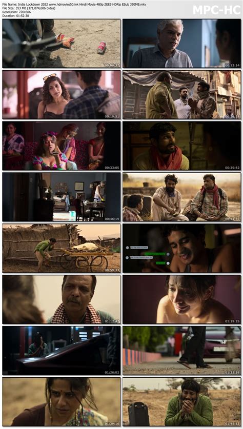 India Lockdown 2022 Hindi Movie 480p Zee5 Hdrip Esub 355mb Download