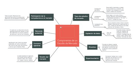 Componentes De Un Estudio De Mercado Mindmeister Mapa Mental