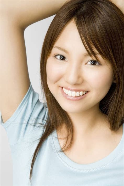 Portrait Of Japanese Woman Stock Image Image Of Person 10092059