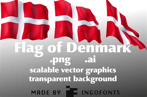Flag Of Denmark Graphic By Ingofonts · Creative Fabrica