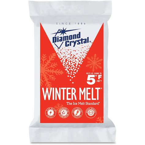 Diamond Crystal Gnr46857 Winter Melt Ice Melt Salt 4 Carton Red