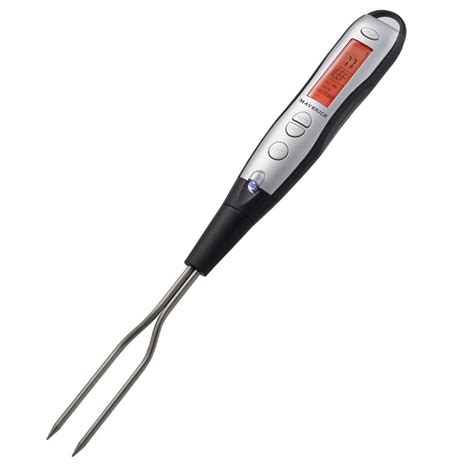Maverick Bbq Meat Fork Stainless Steel Digital Temperature Thermometer