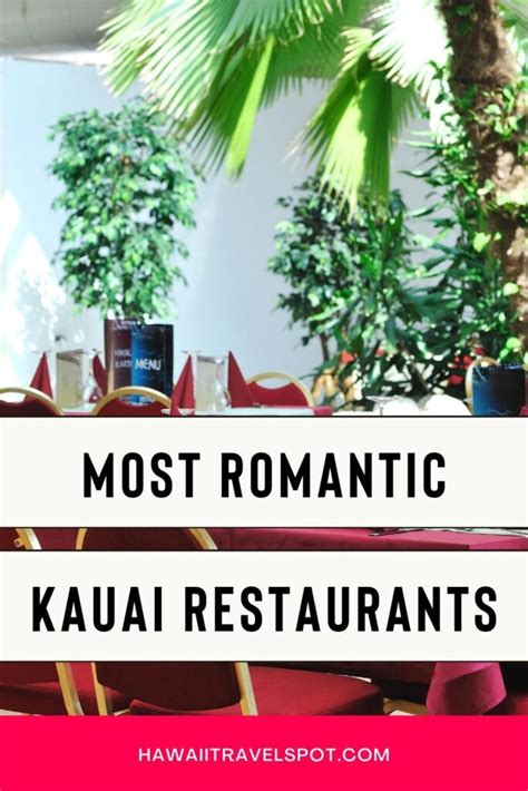 16 Kauai Romantic Restaurants For Couples 2023 Hawaii Travel Spot