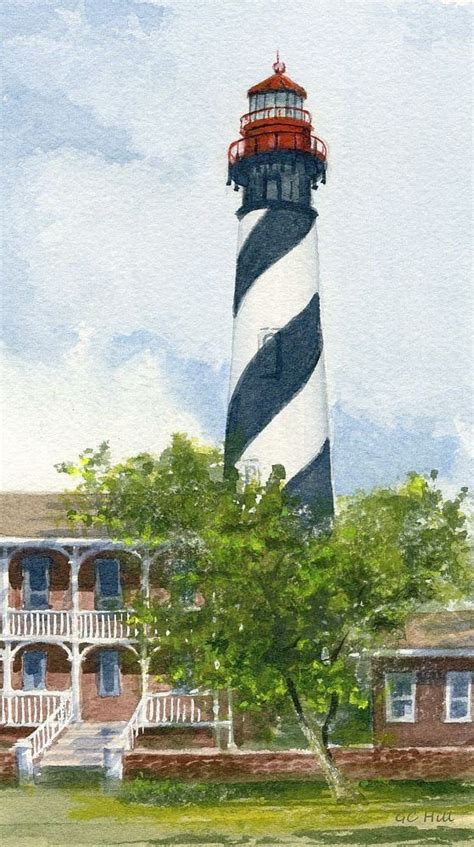 St Augustine Lighthouse And Keepers House Florida Etsy Florida