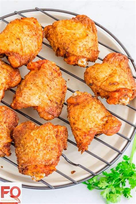 Super Crispy Oven Fried Chicken Thighs Flavor Quotient
