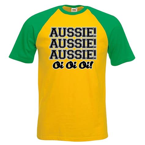 Aussie Aussie Aussie Oi Oi Oi T Shirt Funny Australian Gift Garment