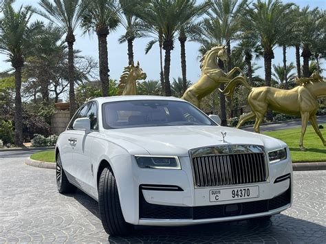 Rent Rolls Royce Ghost White 2022 In Dubai Aed 4200 Day