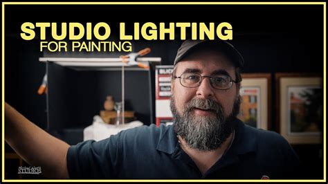 Studio Lighting For Painting How I Light My Easel On A Budget Youtube