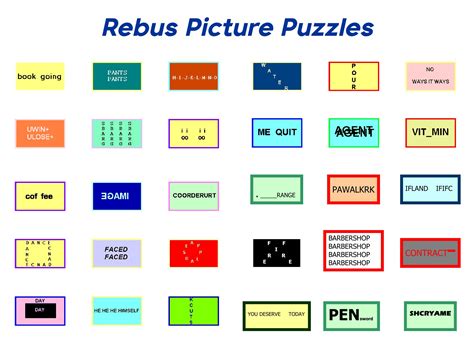 10 Best Printable Rebus Puzzles With Answers Printablee Com 180 Free Vrogue