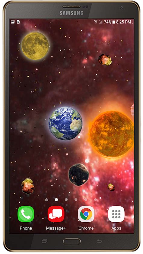 Sistema Solar Live Wallpaper 3D para Android - Apk Descargar