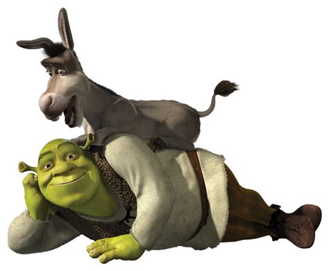 Donkey On Top Of Shrek In 2020 Shrek Cartoon Background Shrek Donkey