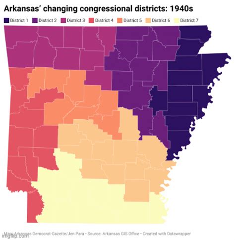 Arkansas Changing Congressional Districts Imgflip