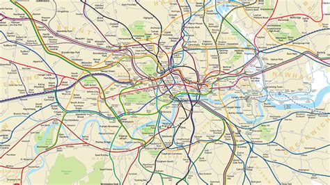 A Geographically Accurate Map Of The London Underground Mental Floss