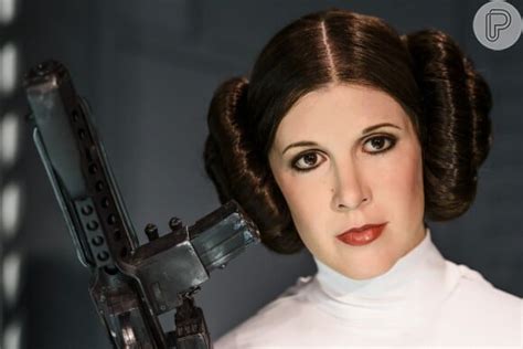 Foto Carrie Fischer Que Interpretou A Princesa Leia Na Saga Star