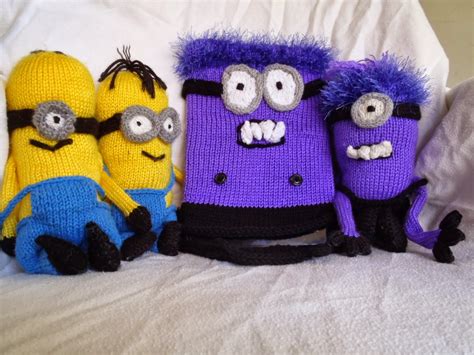 Stanas Critters Etc Knitting Pattern For Minions Tablet Or I Pad