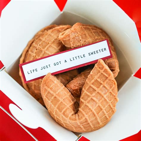 Waffle Cone Fortune Cookies Thirsty For Tea