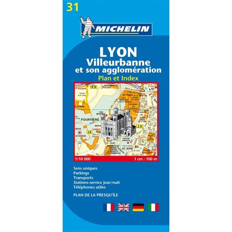 Lyon Michelin City Plan 31