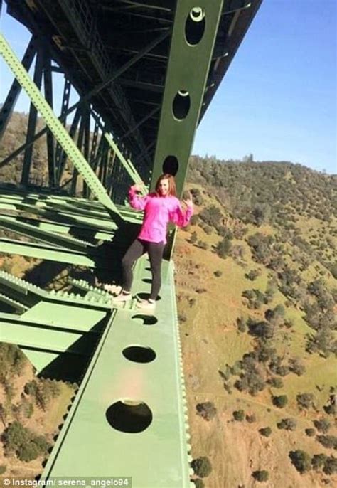 Foresthill Bridge Selfie Woman Survives Taking Perfect Photo