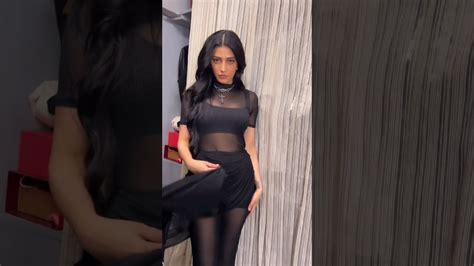 Shruti Hassan Looks Sizzling In Black Latest Unseen Photoshoot Video Shruti Hassan Shorts