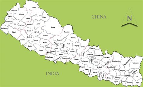 Cities Map Of Nepal Orangesmile Com Gambaran