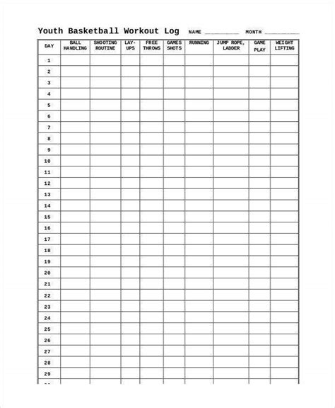 50+ printable daily planner templates, printable daily schedule templates & daily planners this type of organizer helps you effectively manage a log of tasks and focus on your priority to get things what is the printable daily planner template? Printable Workout Log - 8+ Free PDF Documents Download ...