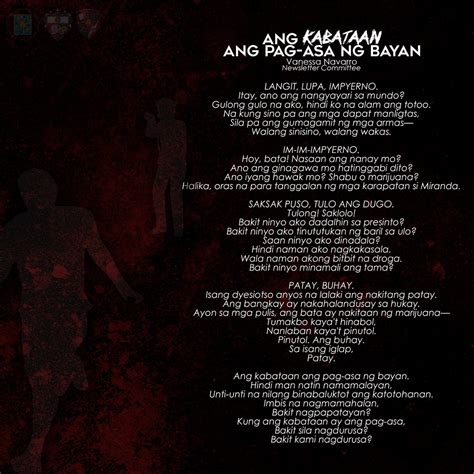 Kabataan Ang Pag Asa Ng Bayan Slogan Angbayange Hot Sex Picture